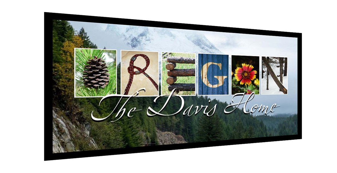 Oregon Border Frame OREGON Name Frame – imagiframes