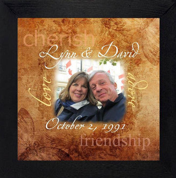 Romance With Date Black Frame(12X12)