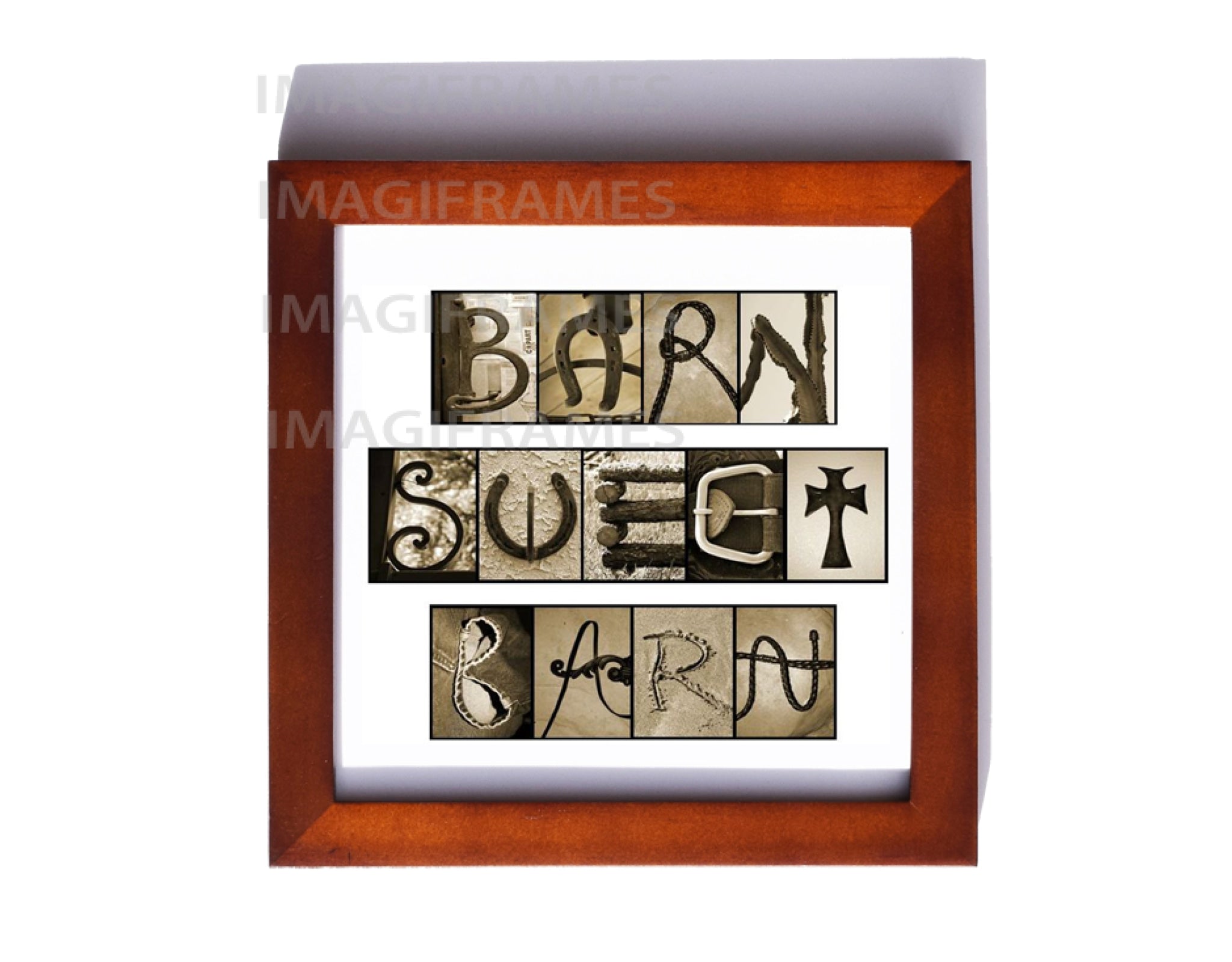 Barn Sweet Brown Frame (5X5)