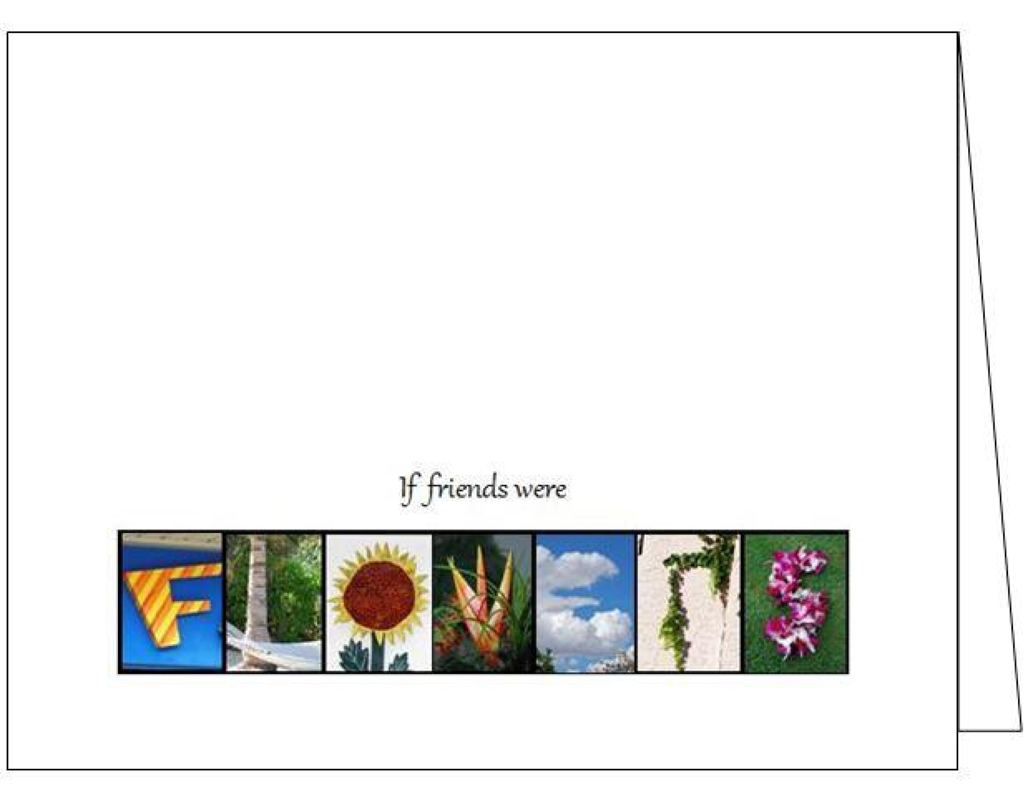 If Friends Were Flowers