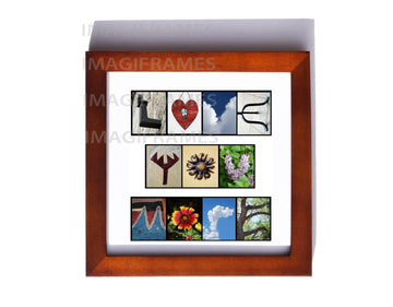 Love You More Brown Frame (5X5)